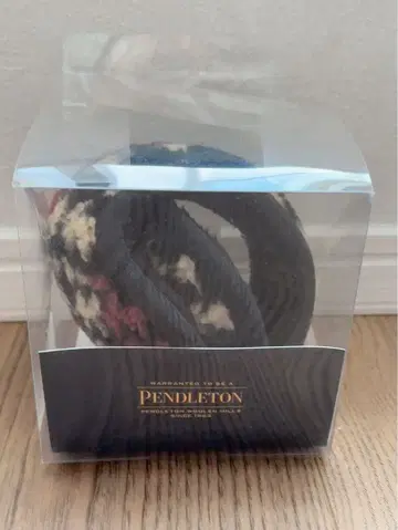 새상품 PENDLETON 펜들턴 귀마개 귀도리 BLACK
