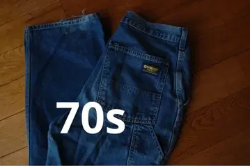 2일간 한정판 판매 70sOshKosh 데님 블루 카고 팬츠