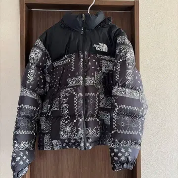 THE NORTH FACE 반다나 패턴 다운 자켓 S/90