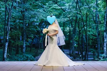 가루이자와 고원 교회 웨딩 베일 tveir