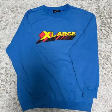XLARGE 로고 프린트 트레이닝복 L 사이즈 파랑