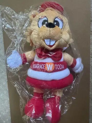 보트 레이스 토다 봉제 인형 윙크 캔 배지 2개 포함