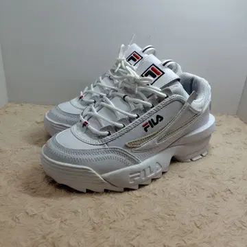 FILA 통굽 스니커즈 화이트 디스럽터 2 EXP