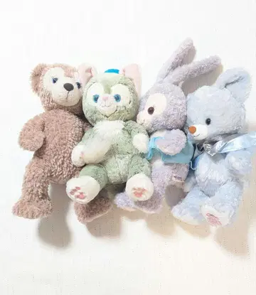 더피 셰리 메이 젤라토니 스텔라 루 M 사이즈 봉제 인형 4체 세트