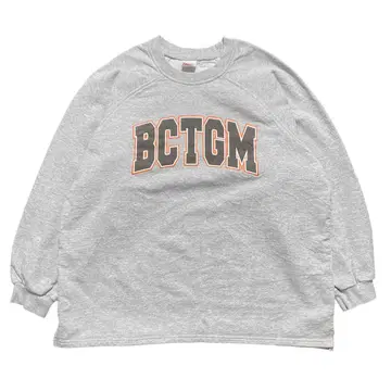 구제 의류 USA 90S BCTGM 제빵사 국제 조합 맨투맨 트레이닝복