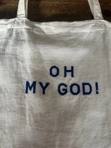자수 토트백 OH MY GOD!