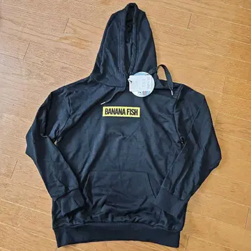 BANANA FISH 블랙 후드티 L