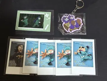 닌타마 체험전 폴라샷 컬렉션 아크릴 키링 5학년