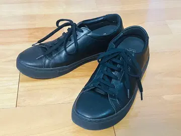 [새상품급] FILLIN TOKYO 블랙 가죽 스니커즈 26cm