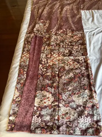 톨 사이즈 츠지가하나 패턴 호몬기와 만들기 오비 세트