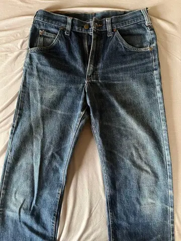 Lee 다크 블루 스트레이트 데님