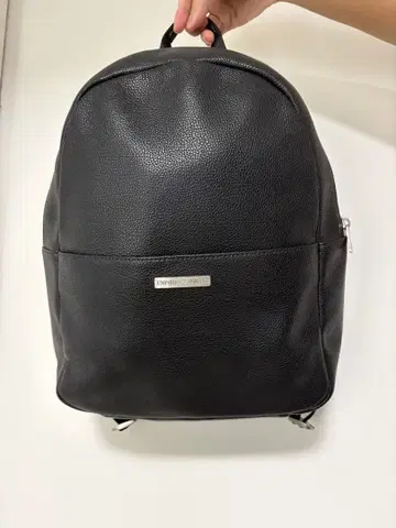 엠포리오 아르마니 백팩 가죽 블랙