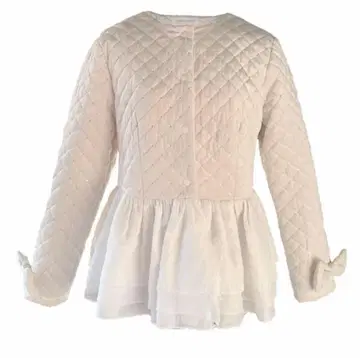 mieya mieya glitter ribbon jacket