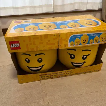 LEGO 레고 수납 박스 헤드형 6세트 정품 라이선스 코스트코