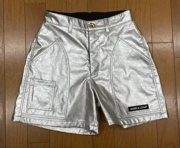MARK & LONA 실버 숏팬츠
