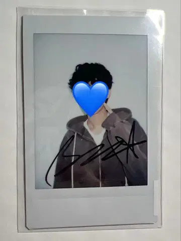 당첨자 한정판 사인 폴라로이드 박한빈