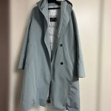 UNTITLED 후드 부착 다운 자켓 사이즈 2 라이트 블루