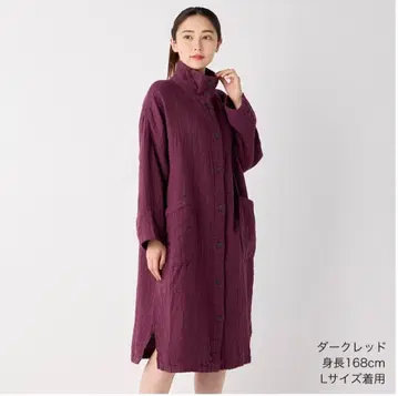 UCHINO 마쉬멜로우 와플 거즈 라이트 코트 원피스