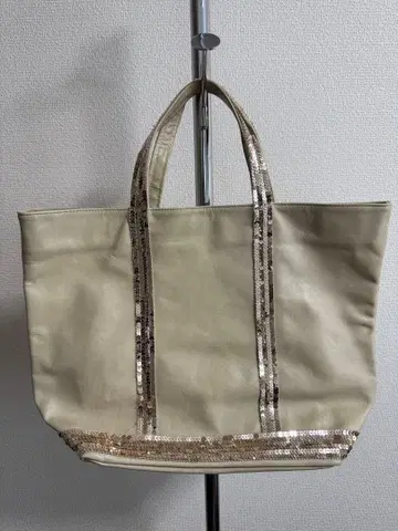 바네사브루노 베이지 토트백