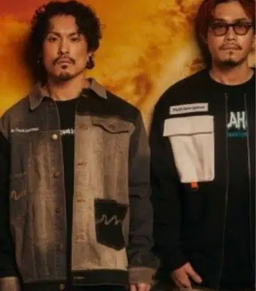 LEFLAH 바이컬러 데님 자켓 M 사이즈