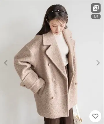 란다 RANDA 피코트 보아코트 보아자켓