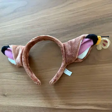 디즈니 머리띠 밤비 나비 장식 머리띠 단종 레트로 레어