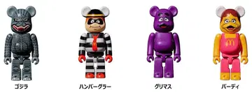 [ 맥도날드 ] 고질라 vs 맥도날드 BE@RBRICK 세트 베어브릭