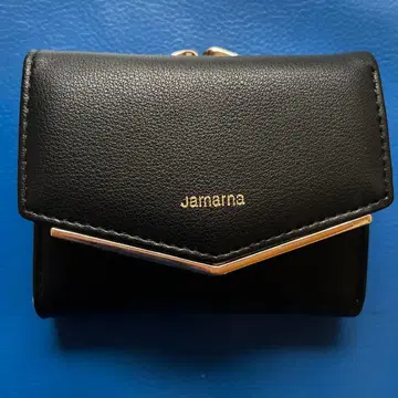 Jamarna 블랙 3단 폴더형 지갑