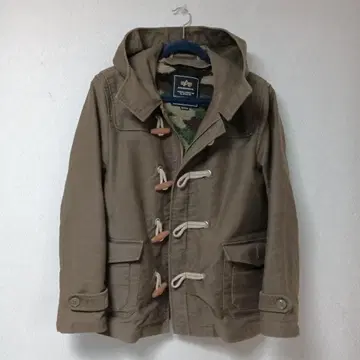 알파 더플 코트 카키 M