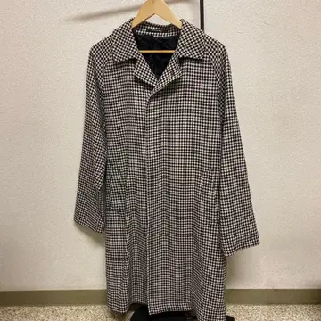 TAGLIATORE 하운드 투스 패턴 코트