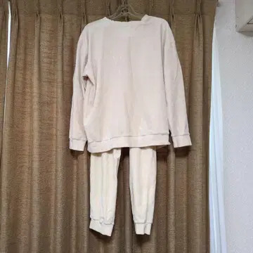 코튼 벨로아 긴팔 룸웨어 세트 M