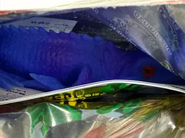 파충류 리얼 변형 도마뱀 & 악어 그린 이구아나 (색상: 블루)