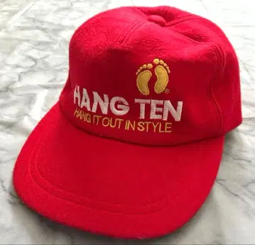 [ 80년대 90년대 빈티지 ] 행텐 빨간색 울 혼방 캡