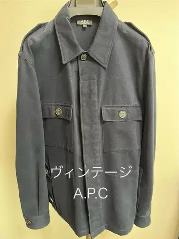 빈티지 A.P.C. 밀리터리 자켓 다크 네이비 M 사이즈
