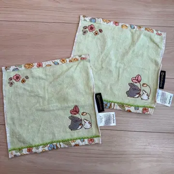 [ 미사용 새상품 ] 마루신 지브리 콜라보 이웃집 토토로 타월 손수건