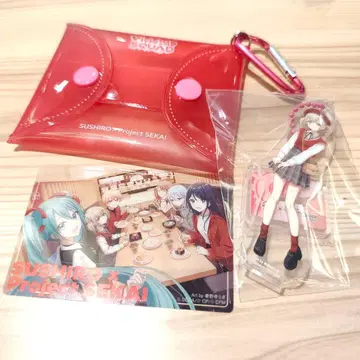 스시로 콜라보 프로세카 멀티 파우치 피크 코하네 카드