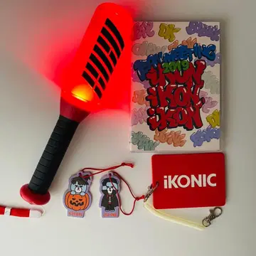 iKON 응원봉 컴뱃 오너먼트 패스 케이스 dvd 묶음 판매
