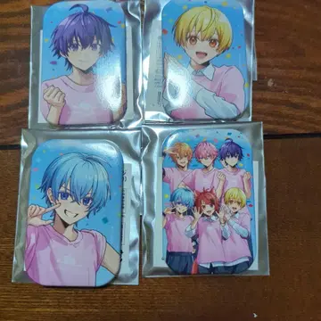 STPR Family 스토푸리 스퀘어 캔뱃지 묶음 판매