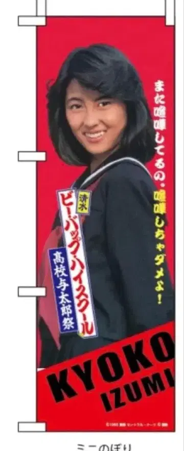 미사용 새상품 비밥 하이스쿨 나카야마 미호 미니 족자봉