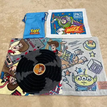 디즈니 토이 스토리 타월과 복조리 4개 세트