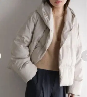 새상품급 La TOTALITE 발수 후드 숏 다운 자켓