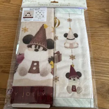 디즈니 미니 타월 2장 세트 약 25cm