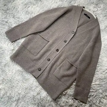 FRAMEWORK 울 혼방 니트 가디건 V넥 그레이지 M 상당