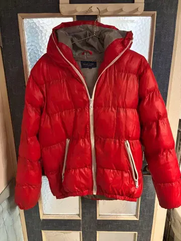 포인트 로마 레드 다운 자켓 L 사이즈 남성용