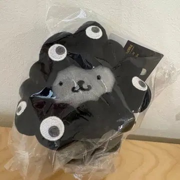 미야쿠미야쿠 블랙 봉제 인형 폼폼푸딩 카라비너 산리오 만박