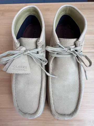 클락스 왈라비 부츠 고어텍스 24.0cm 베이지