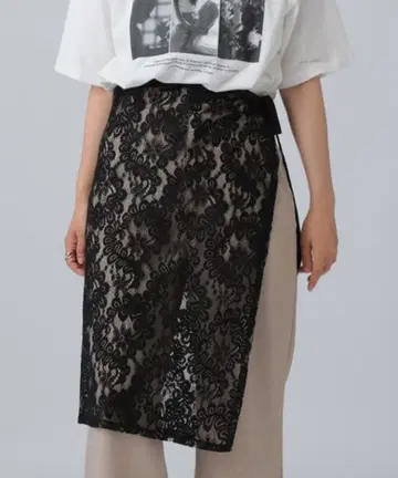 레이스 랩스커트