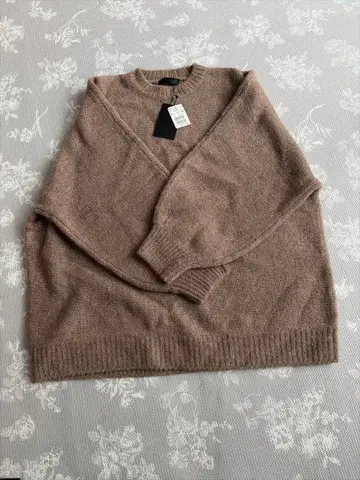 [ 새상품 ] SCOT CLUB 브라운 니트 스웨터 38