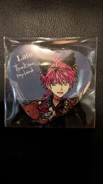 악마고양이 라토 하트 캔뱃지