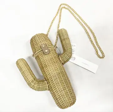 LAGUNAMOON 숄더백 선인장 카고백 라탄 BAG